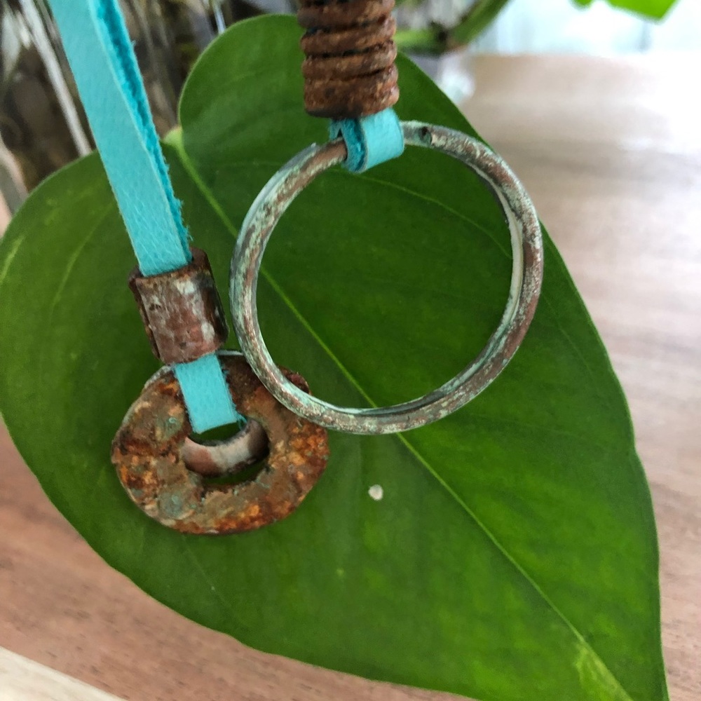 Handmade Leather wrap bracelet - Picture 4 of 6